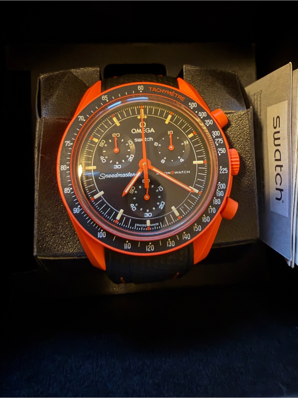 Omega Moonswatch Mission on Earth Lava Full set